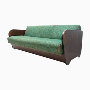 Mid-Century Folding Sofabed attributed to Jindřich Halabala, 1950s