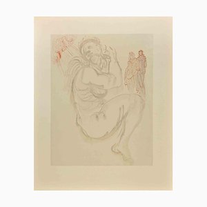 Salvador Dali, The Divine Comedy: The Siren of the Dream, Purgatoire, Woodcut, 1963