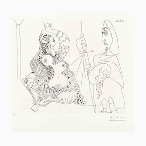 Pablo Picasso, 12 Mai 1970, Etching, 1970s