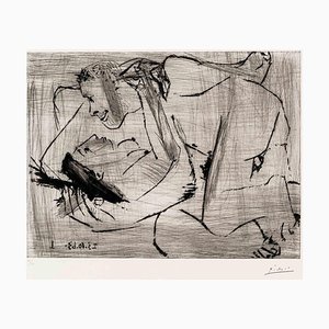 Pablo Picasso, L’Etreinte, Etching, 1963