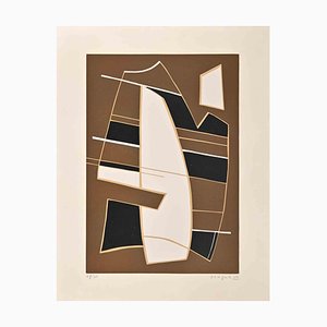 Alberto Magnelli, Composición abstracta, Grabado, años 70