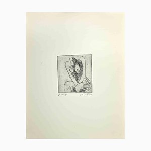 Enotrio Pugliese, Nude, 1970s, Etching