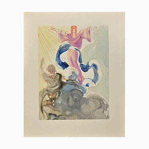 Salvador Dali, The Divine Comedy: Piccarda Donati, Holzschnitt, 1963