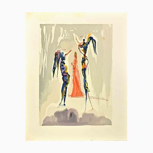Salvador Dali, The Divine Comedy: The Angelus of the Empyrean, Xilografía, 1963