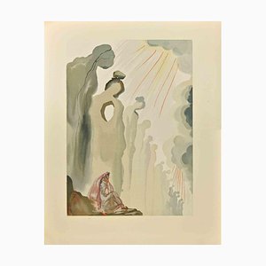 Salvador Dali, The Divine Comedy: The Envious of Purgatory, Woodcut, 1963