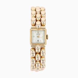 Reloj de dama francés de oro amarillo de 18 kt, años 60
