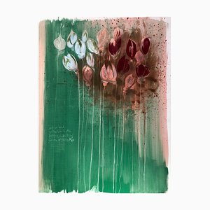 Claudie Baran, Art Is Dead, Nature Takes Over, 2022, Tempera sur Toile