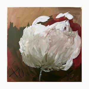 Claudie Baran, Art Is Dead but Flower Is Alive, 2022, Huile sur Toile