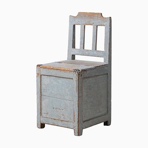 Antique Swedish Folk Art Chair
