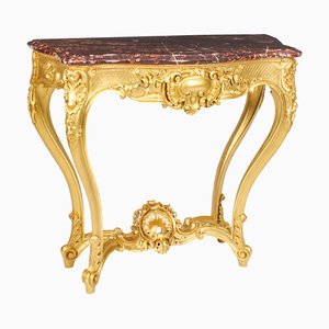 19th Century Louis Revival Carved Giltwood Console Pier Table