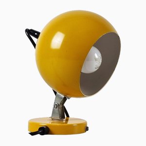 Vintage Space Age Yellow Eyeball Shere Ceiling Lamp from Lighting Lamps, 1970s