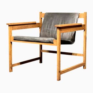 Oak Armchair attributed to Sergio Ramírez