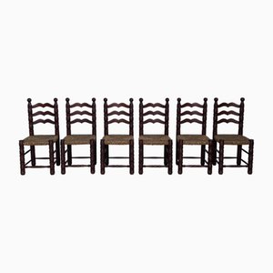 Dining Chairs by Charles Dudouyt, Set of 6