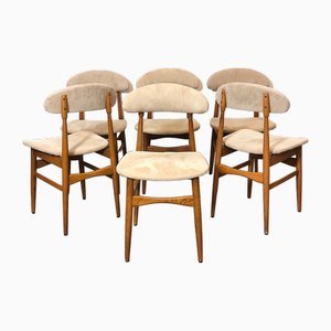 Vintage Italian Dining Chairs, 1960s, Set of 6