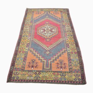 Vintage Muted Hand Knotted Turkey Rug