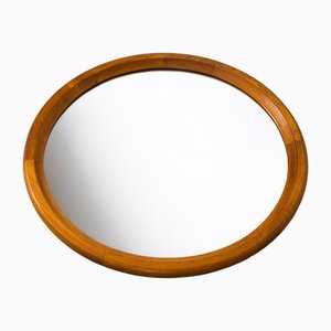 Round Teak Model No. 500 Mirror by Aksel Kjersgaard, 1960s