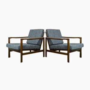 Set of B-7522 Armchairs attributed to Zenon Bączyk, 1960s