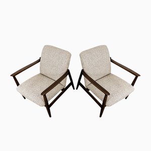 Set of GFM-64 Armchairs by Edmund Homa for Gfm, 1960s