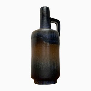 Mid-Century Brutalist Pottery Carafe Vase from Ruscha, West Germany, 1960s
