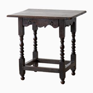 Louis XII Oak Side Table