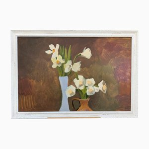 Floral Still Life, Painting, Framed