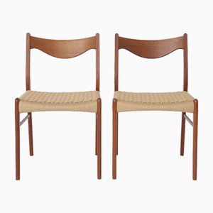 Dining Chairs by Arne Wahl Iversen, Denmark, 1960s, Set of 2