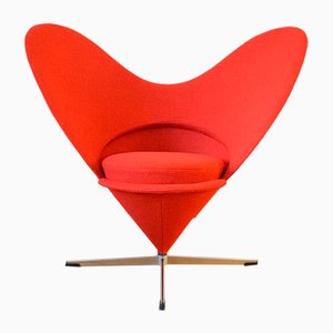 Chaise Heart Cone par Verner Panton pour Gebr. Nehl, 1960s