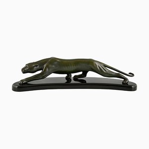 Georges Lavroff, Art Deco Panther, 1925, Bronze