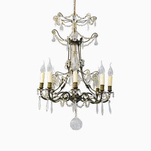 Ewardarian French Grey Brass Chandelier