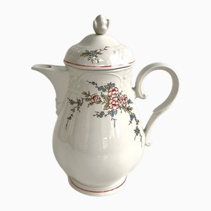 Rosette Porcelain Teapot with Pink and Blue Flowers from Villeroy & Boch, Germany