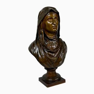 J. Bulio, La Vierge Marie, 1800s, Bronze