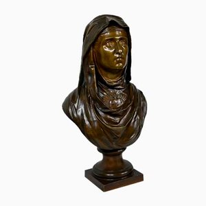 J. Bulio, The Virgin Mary, 1800s, Bronze