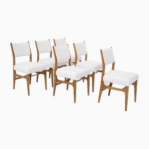 Bouclé Chairs by Gio Ponti for Isa Bergamo, 1950s, Set of 6