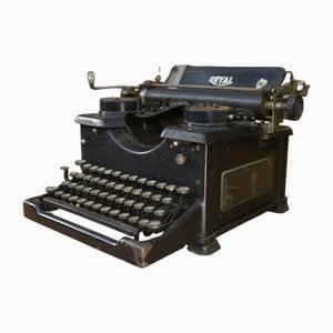Machine à Écrire en Métal de Royal USA, 1930s