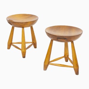 Very Mocho Stool in Pine by Sergio Rodrigues for Oca, 1960s