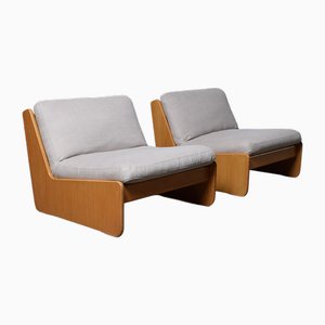 Mid-Century Lounge Chairs by Carl Straub 1970s, Set of 2
