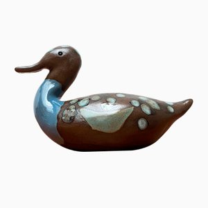 Mid-Century Ceramic Duck Figurine, 1960s