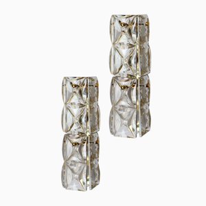 Lead Crystal Wall Lights from Bakalowits & Söhne, 1960s, Set of 2