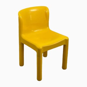 Gelber 4875 Stuhl von Carlo Bortoli Bartoli für Kartell, 1970er