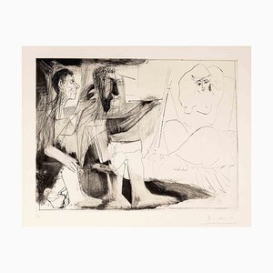 Pablo Picasso, Peintre au Travail, Gravure, 1963