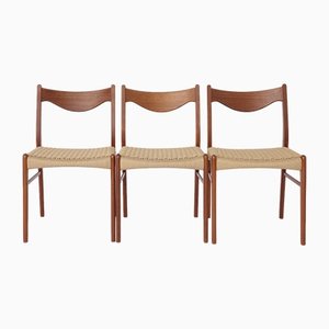 Dining Chairs by Arne Wahl Iversen for Glyngøre Stolfabrik, 1960s, Set of 3