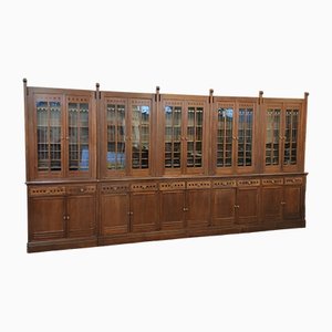 Large Vintage 10-Door Cabinet
