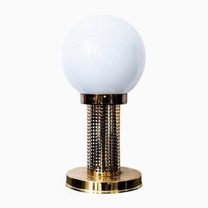 Lámpara de mesa de latón de estilo modernista de Josef Hoffmann