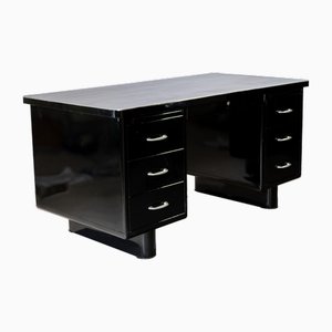 Bureau en Métal Noir, 1950s