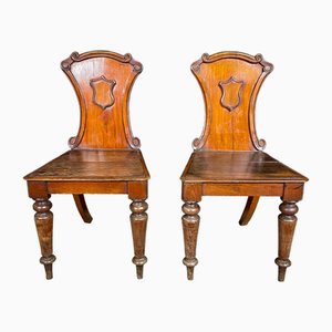 19th Century Victorian William Mahogany Hall Chair