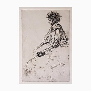 James Abbott McNeill Whistler, Bibi Lalouette, aguafuerte, 1859