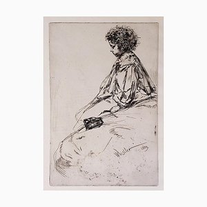 James Abbott McNeill Whistler, Bibi Lalouette, Gravure à l'Eau-Forte, 1859
