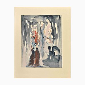 Salvador Dali, The Divine Comedy: St. Bonaventure, Woodcut Print, 1963