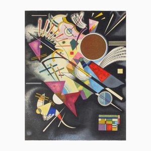 Wassily Kandinsky, DLM 118: Acompagnement en noir, Litografía, 1960