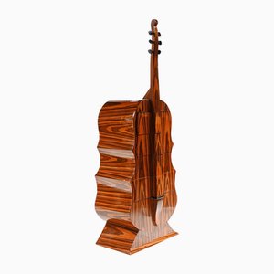 Art Deco Double Bass Cabinet in Rosewood, 1920s